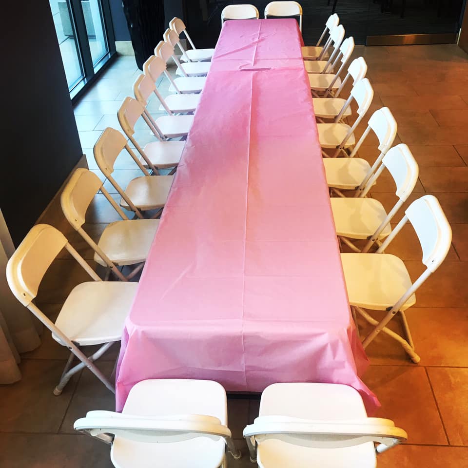 chair and table rental near me